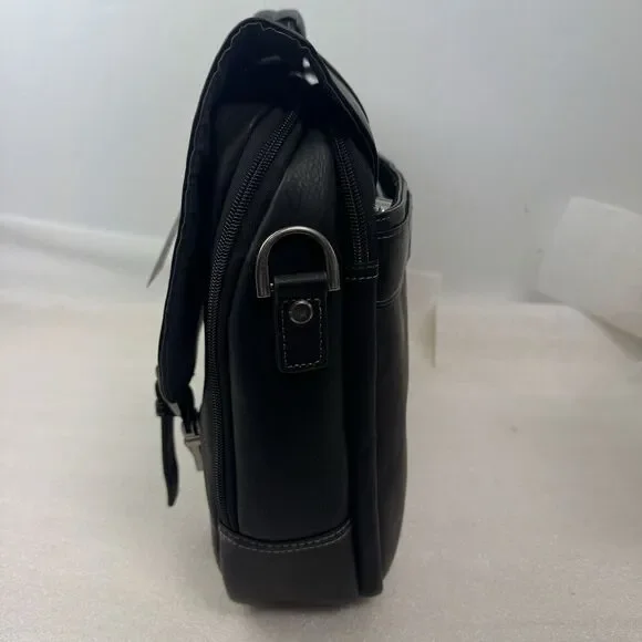 Kenneth Cole REACTION Business 16 Colombian Leather Laptop Messenger Bag